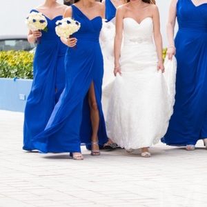 Cobalt Blue Maxi Evening Dress Size 0